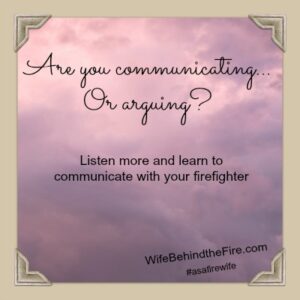 communicate as a firewife