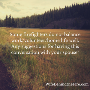 firefighter work family balance