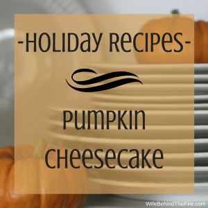 holiday recipes pumpkin cheesecake