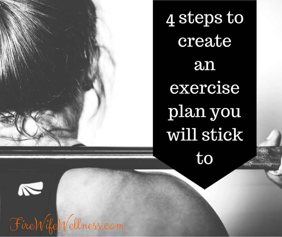 4 steps to create exercise plan